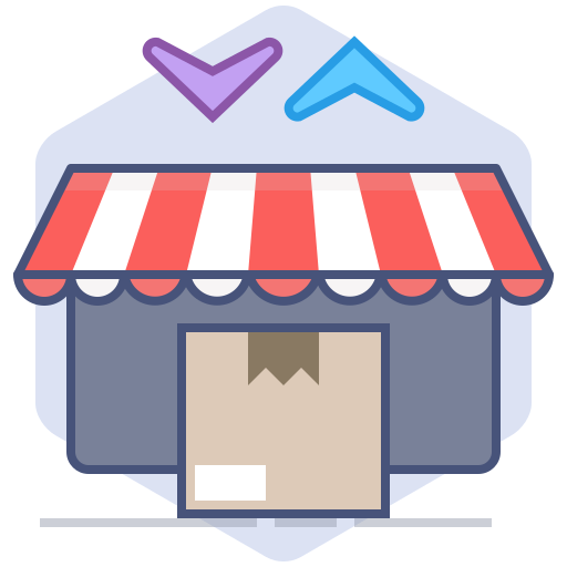 compras Generic color lineal-color icono