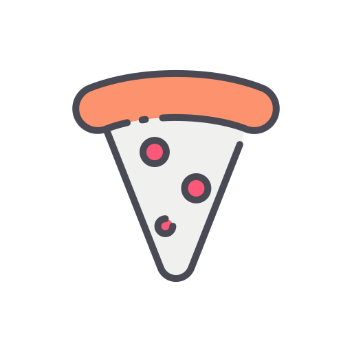 pizza Good Ware Lineal Color ikona