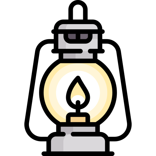 Kerosene lamp Special Lineal color icon