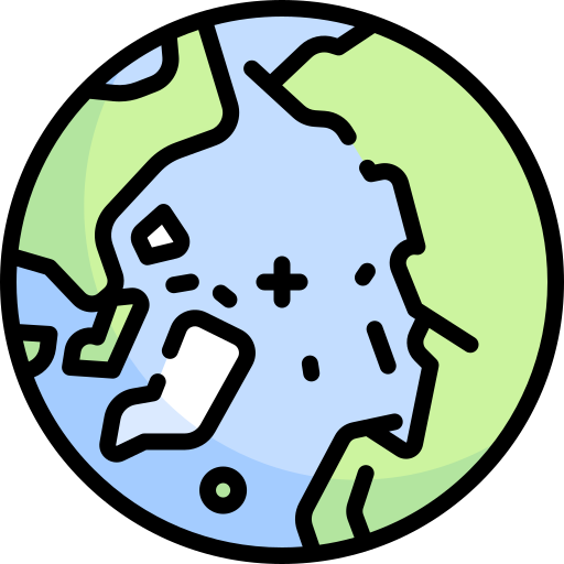 mapa Special Lineal color ikona