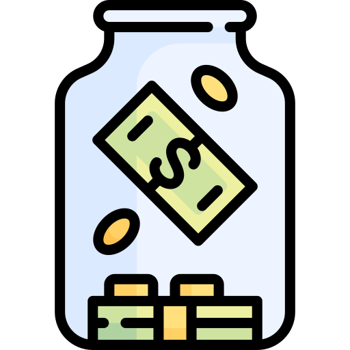 Money jar Special Lineal color icon