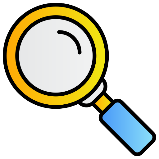 Magnifying glass Generic gradient lineal-color icon