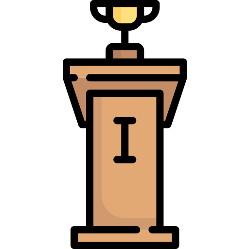 Pedestal Special Lineal color icono