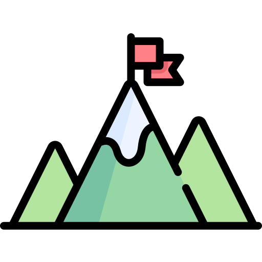 Mountains Special Lineal color icon