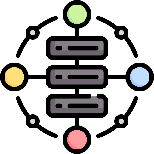 Серверы Special Lineal color иконка