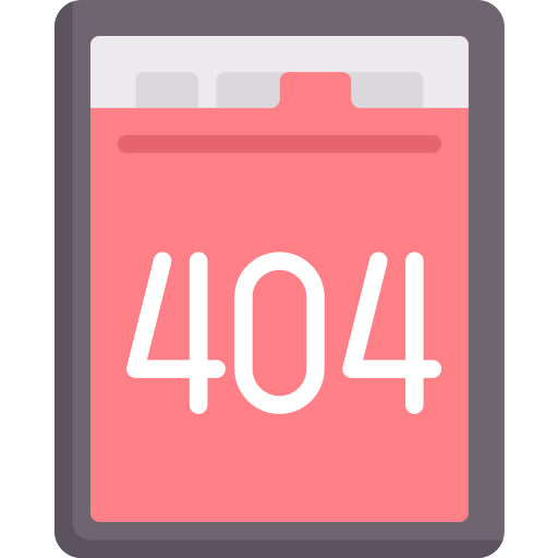 404 Special Flat Ícone
