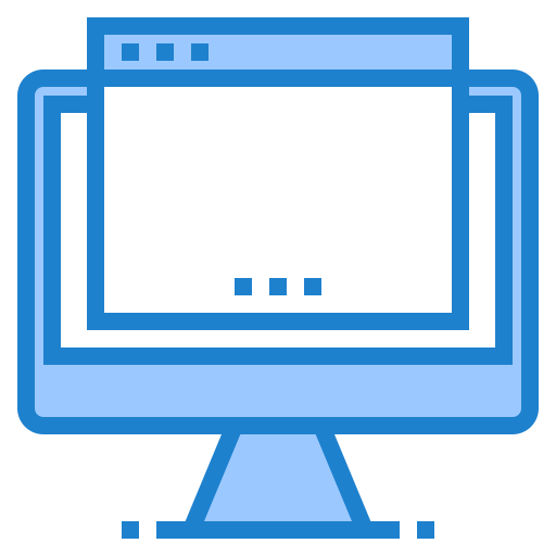 컴퓨터 srip Blue icon