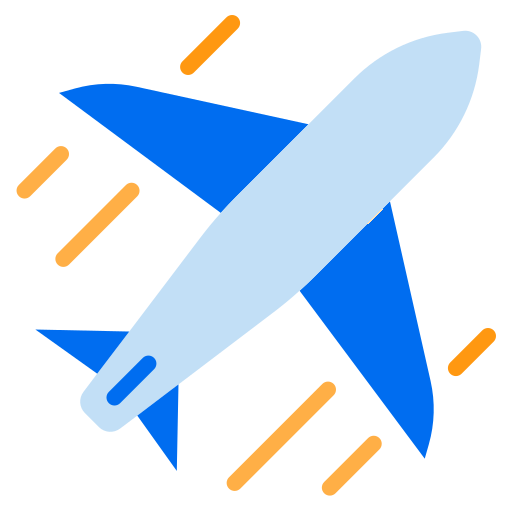Aeroplano srip Flat icono