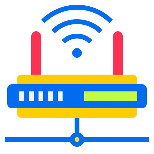 Router srip Flat icon