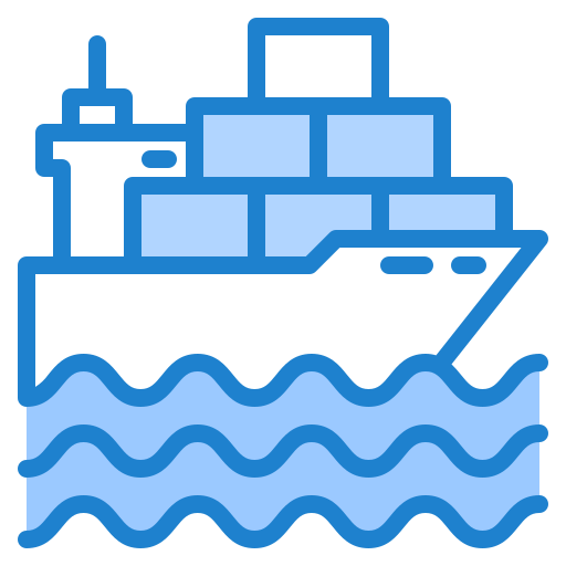 frachtschiff srip Blue icon