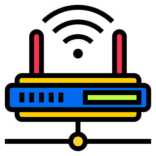 routeur srip Lineal Color Icône