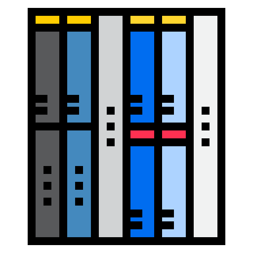 Rack srip Lineal Color icon