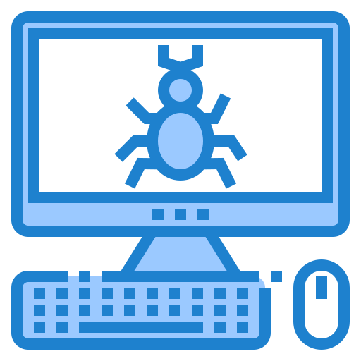 Virus srip Blue icon