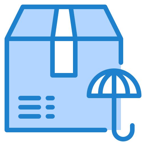 Keep dry srip Blue icon