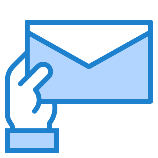 mail srip Blue icon