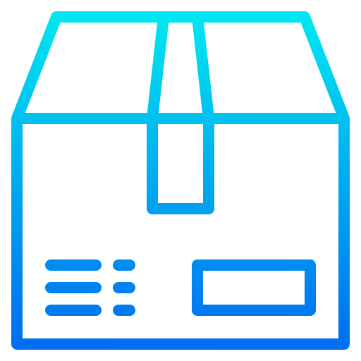 Package srip Gradient icon