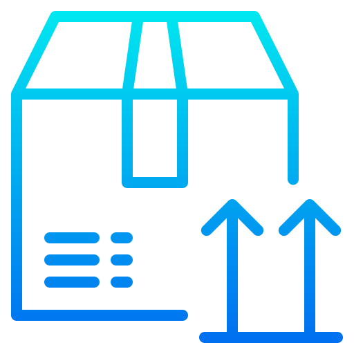 この面を上に srip Gradient icon