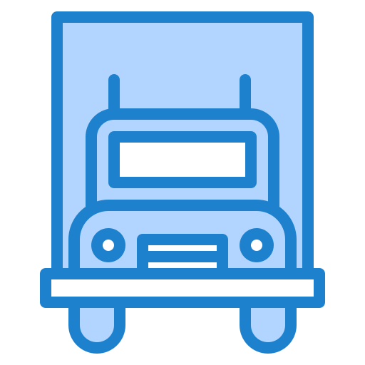 vrachtauto srip Blue icoon