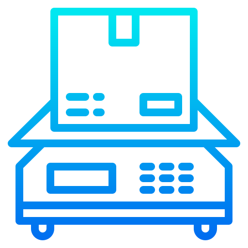 Weight srip Gradient icon