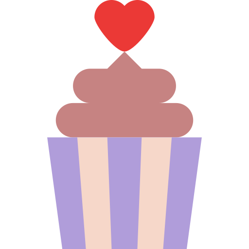 Cupcake Iconixar Flat icon