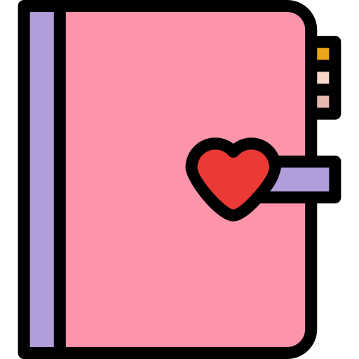 dagboek Iconixar Lineal Color icoon