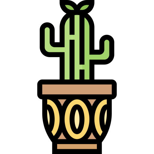 Cactus Meticulous Lineal Color icono