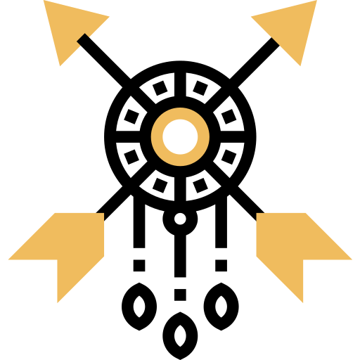 strzały Meticulous Yellow shadow ikona