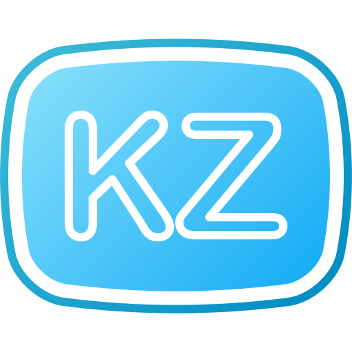 kazachstan Generic gradient lineal-color icoon