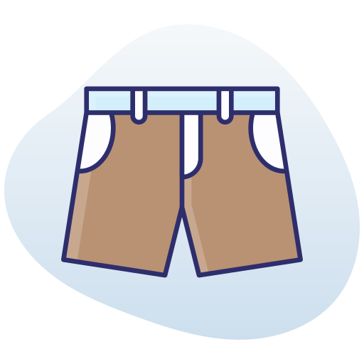 Denim shorts Generic gradient lineal-color icon