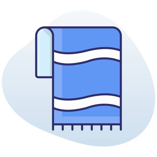 ręcznik plażowy Generic gradient lineal-color ikona