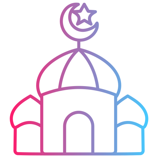 moschea Generic gradient outline icona