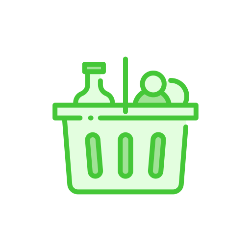 Shopping basket Good Ware Lineal Color icon