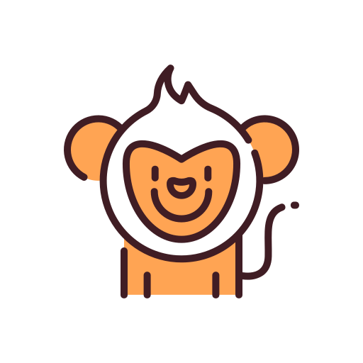 猿 Good Ware Lineal Color icon