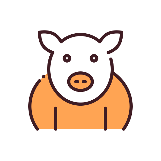 Pig Good Ware Lineal Color icon