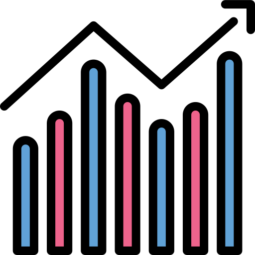 Growth Iconixar Lineal Color icon