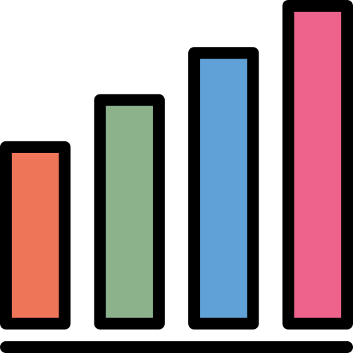 Gráfico Iconixar Lineal Color icono