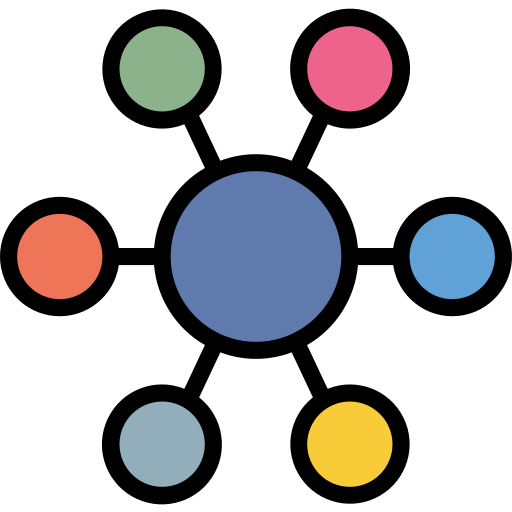 cercle Iconixar Lineal Color Icône