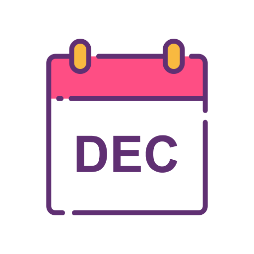 December Good Ware Lineal Color icon