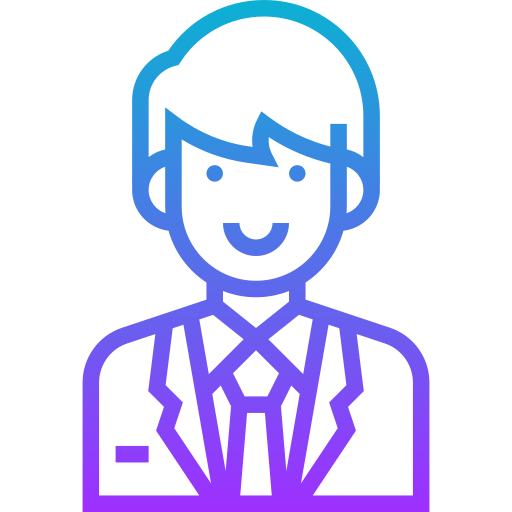 Manager Meticulous Gradient icon