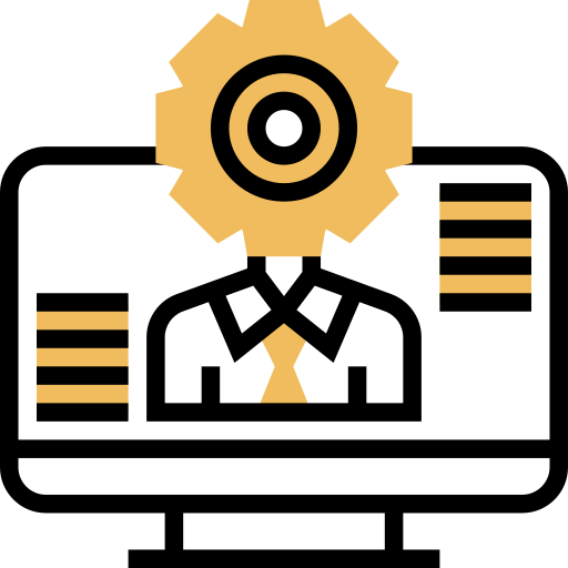 Inteligencia artificial Meticulous Yellow shadow icono