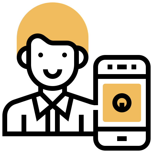 użytkownik Meticulous Yellow shadow ikona