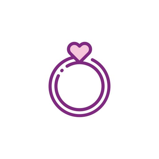anillo de bodas Good Ware Lineal Color icono