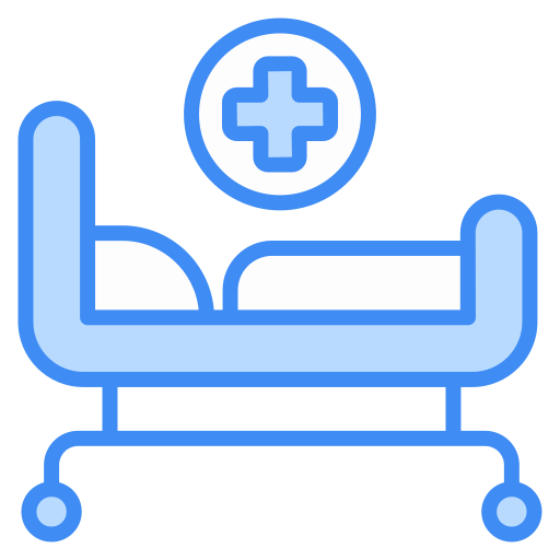 Hospital bed Generic color lineal-color icon