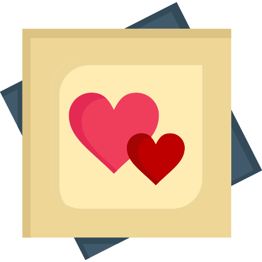 carta de amor Flatart Icons Flat icono