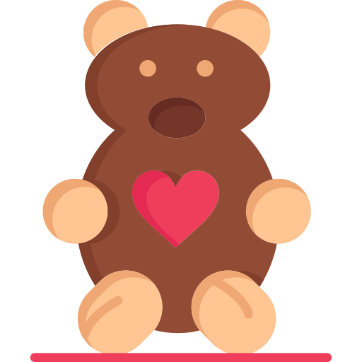 Teddy bear Flatart Icons Flat icon