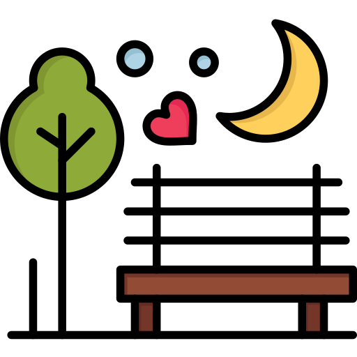 park Flatart Icons Lineal Color icon