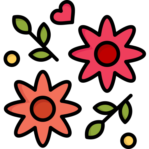 fiori Flatart Icons Lineal Color icona