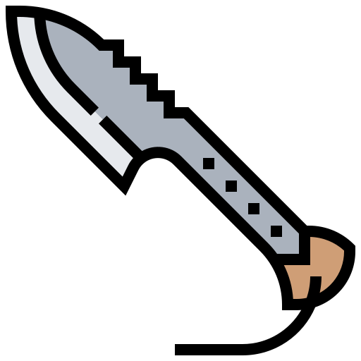 Knife Meticulous Lineal Color icon