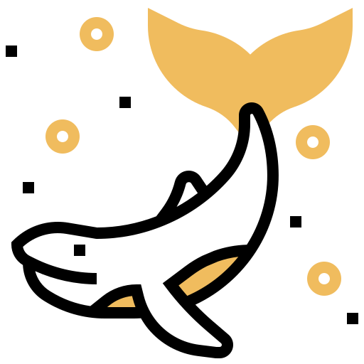 wieloryb Meticulous Yellow shadow ikona
