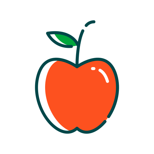 jabłko Good Ware Lineal Color ikona